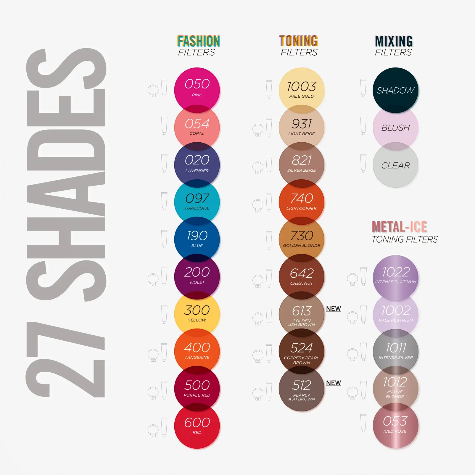 Nutri Color Filter Color Chart Nutri Color Filter Color Chart