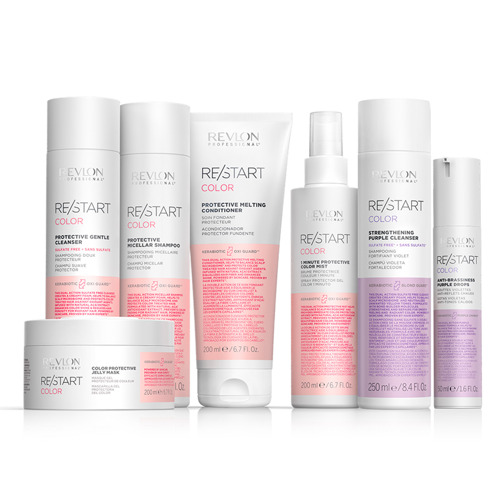 Re/start color protecting products from Revlon