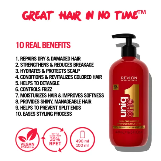 UniqOne Celebrate Shampoo Benefits