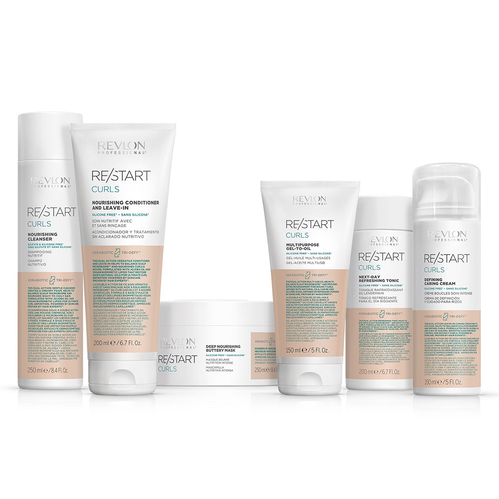 RESTART Curls hair care products