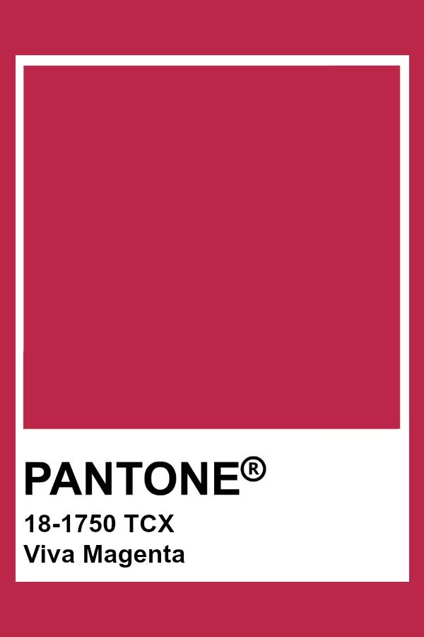 Pantone viva magenta 