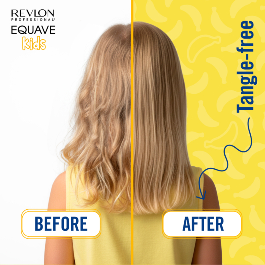 Before & After Revlon Professional Equave Kids™ Minions Detangling Conditioner