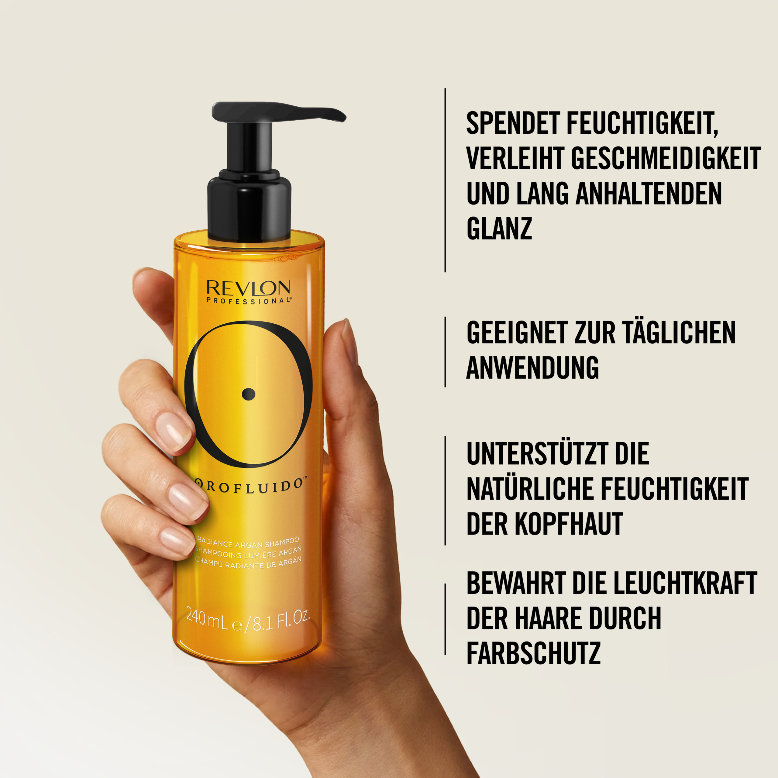 Vorteile des Orofluido Shampoos