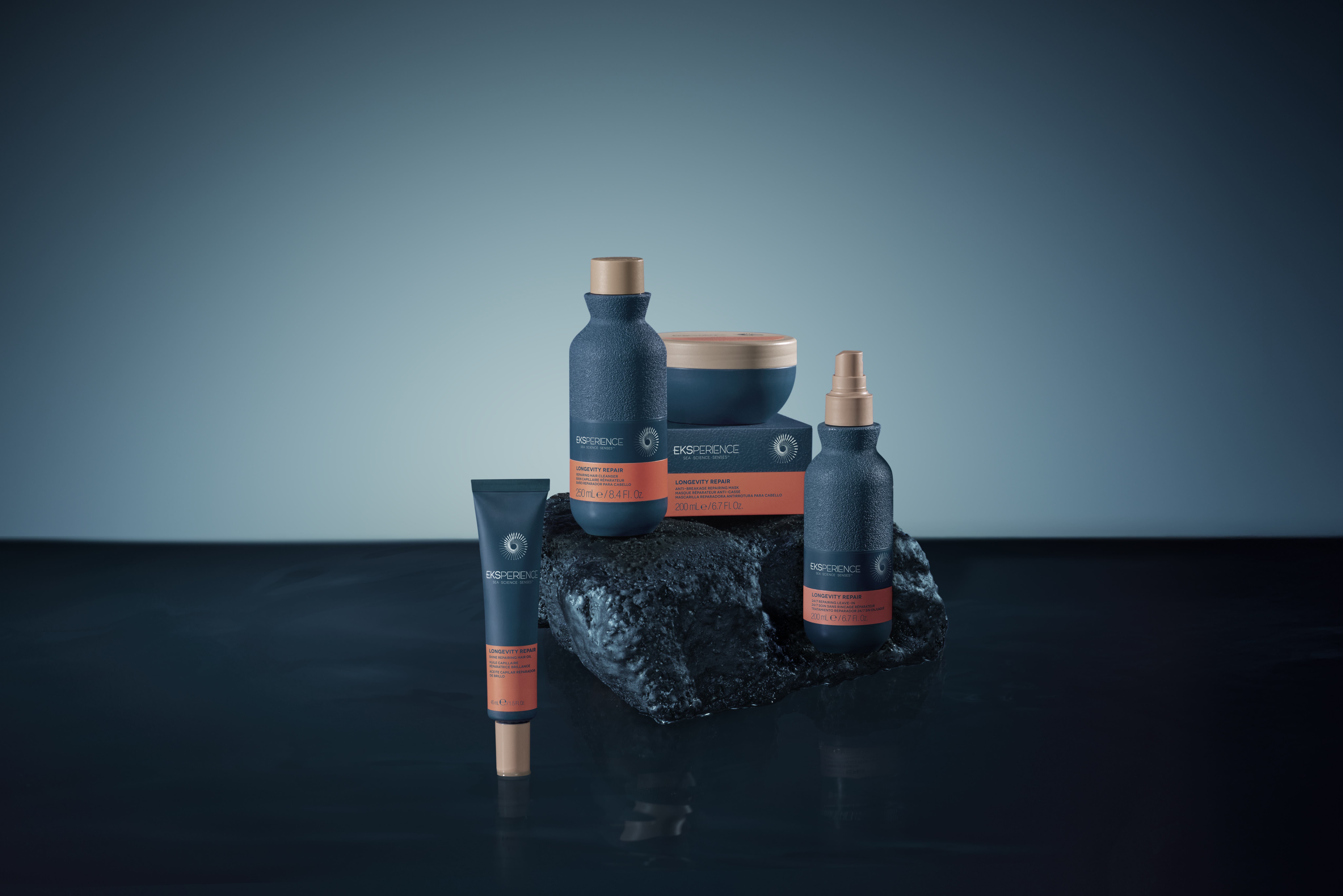 A photo of the entire Revlon Professional Eksperience™ Repair product range